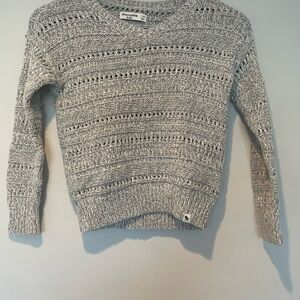 Abercrombie Kids Textured Knit Sweater - Gray